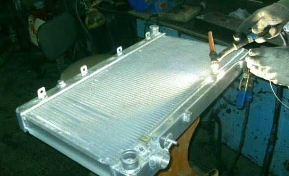 Ремонт радиатора охлаждения двигателя